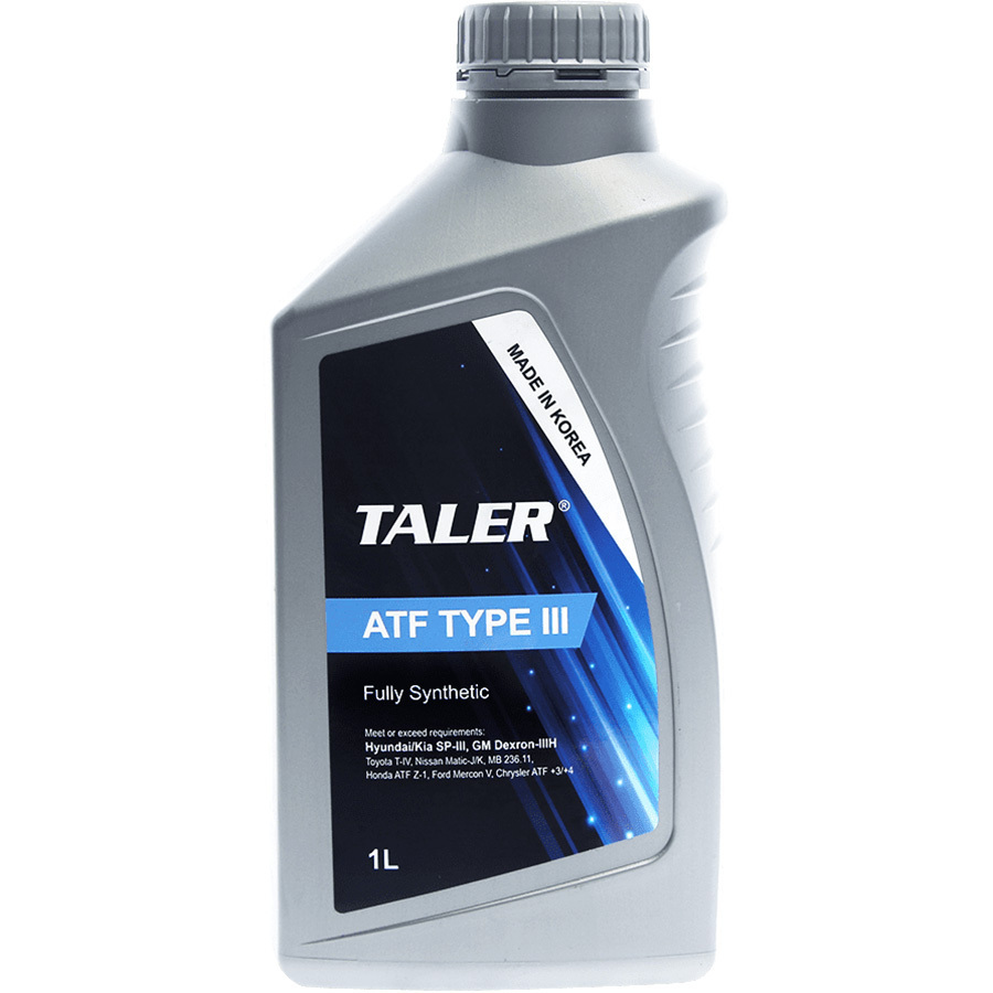 Трансмиссионное масло Taler ATF Type III ATF, 1 л