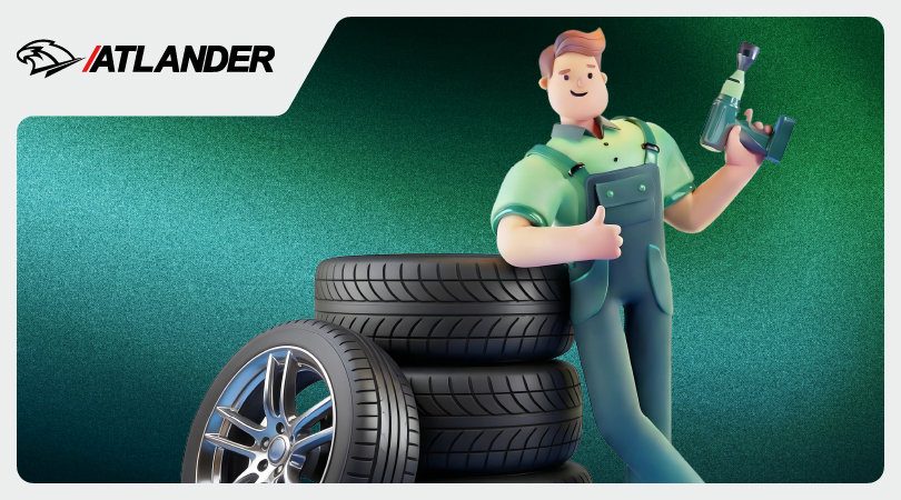 Бесплатный шиномонтаж при покупке комплекта шин Atlander