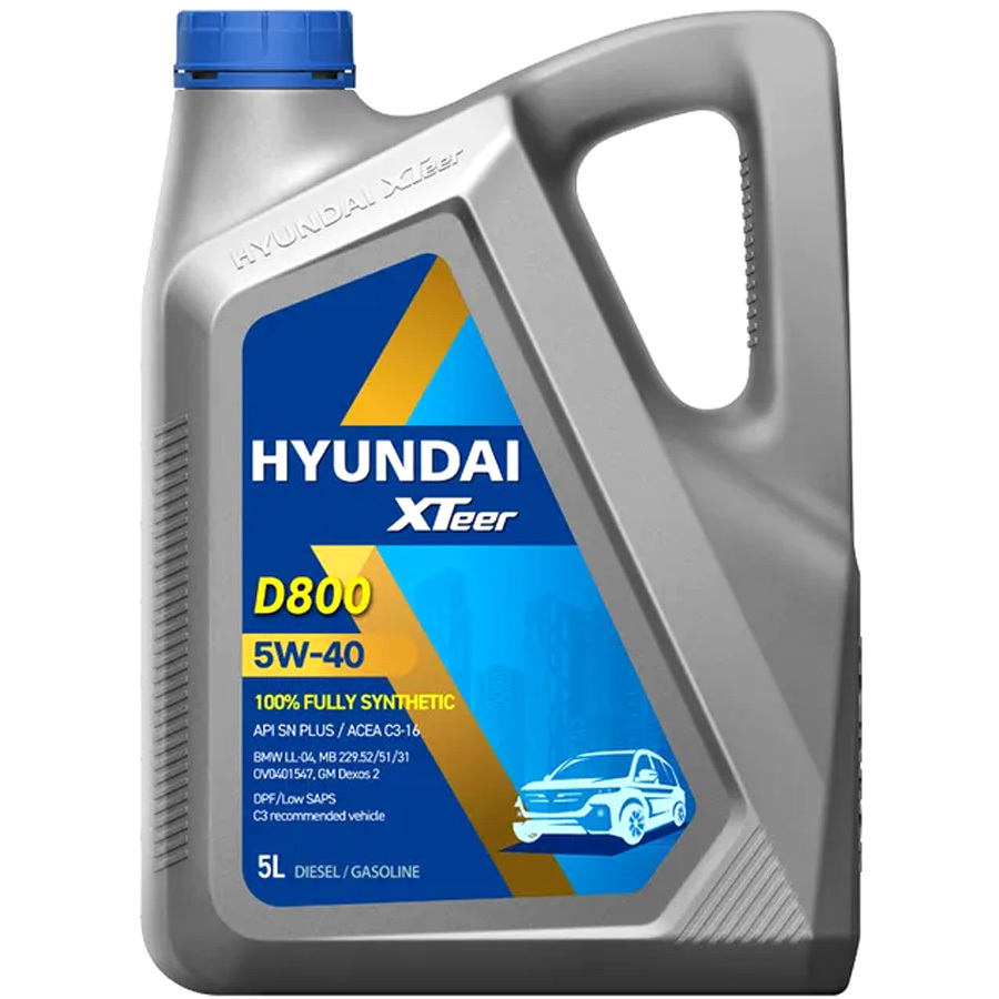 Моторное масло Hyundai Xteer D800 (Diesel Ultra) 5W-40, 5 л