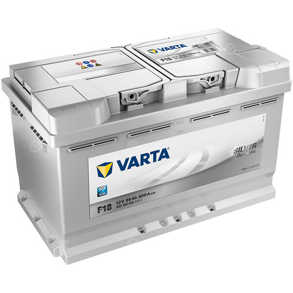 Автомобильный аккумулятор Varta Silver Dynamic F18 85 Ач обратная полярность LB4 в Отрадном