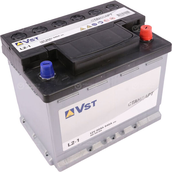 Автомобильный аккумулятор VST 60 Ач обратная полярность L2 в Тюмени