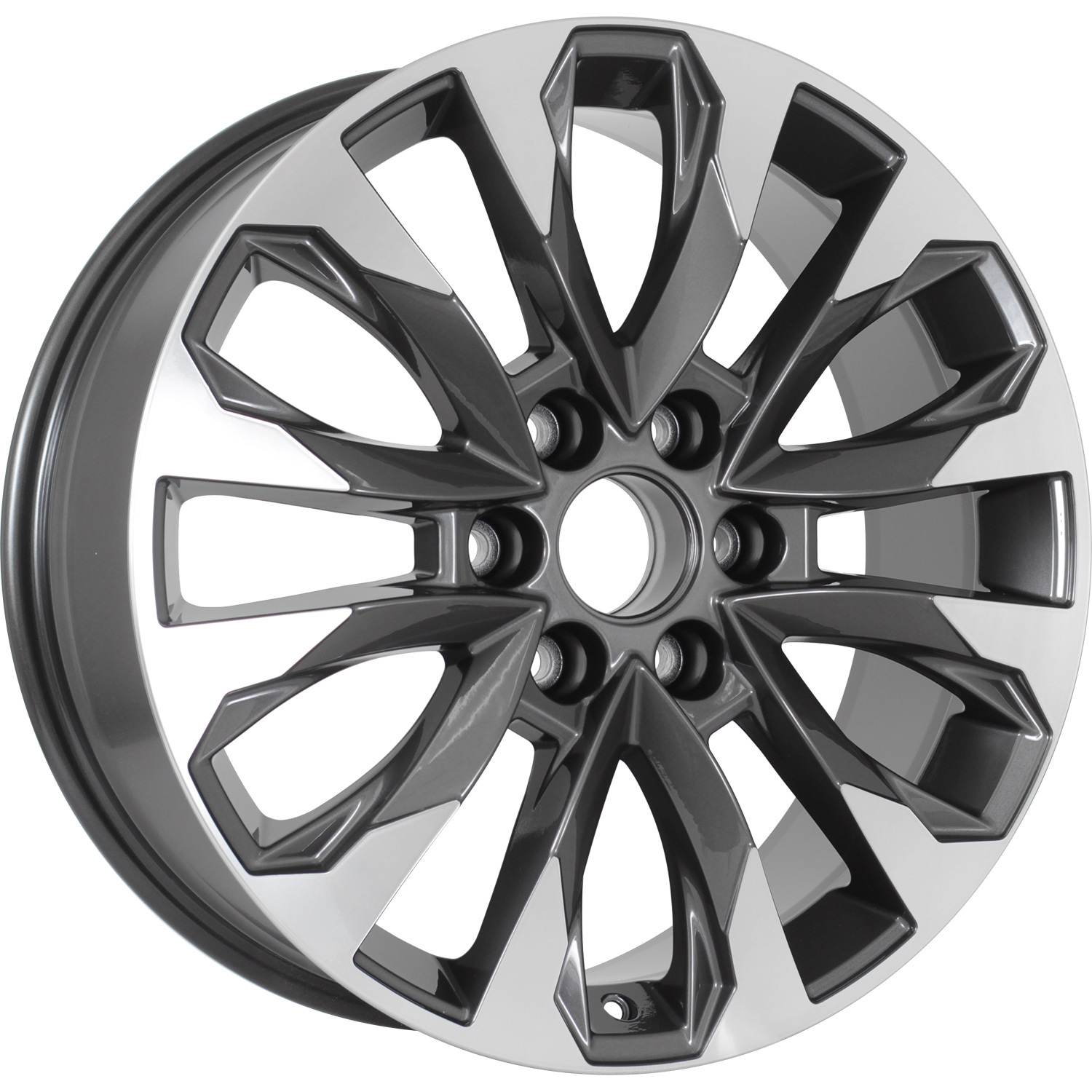 Колесный диск СКАД Premium Series КР007 (20_Pajero Sport) 8x20/6x139.7 D67.1 ET38 Diamond_gloss_graphite