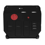 Защита картера и КПП АвтоБроня для Changan (art. 111.08912.1)