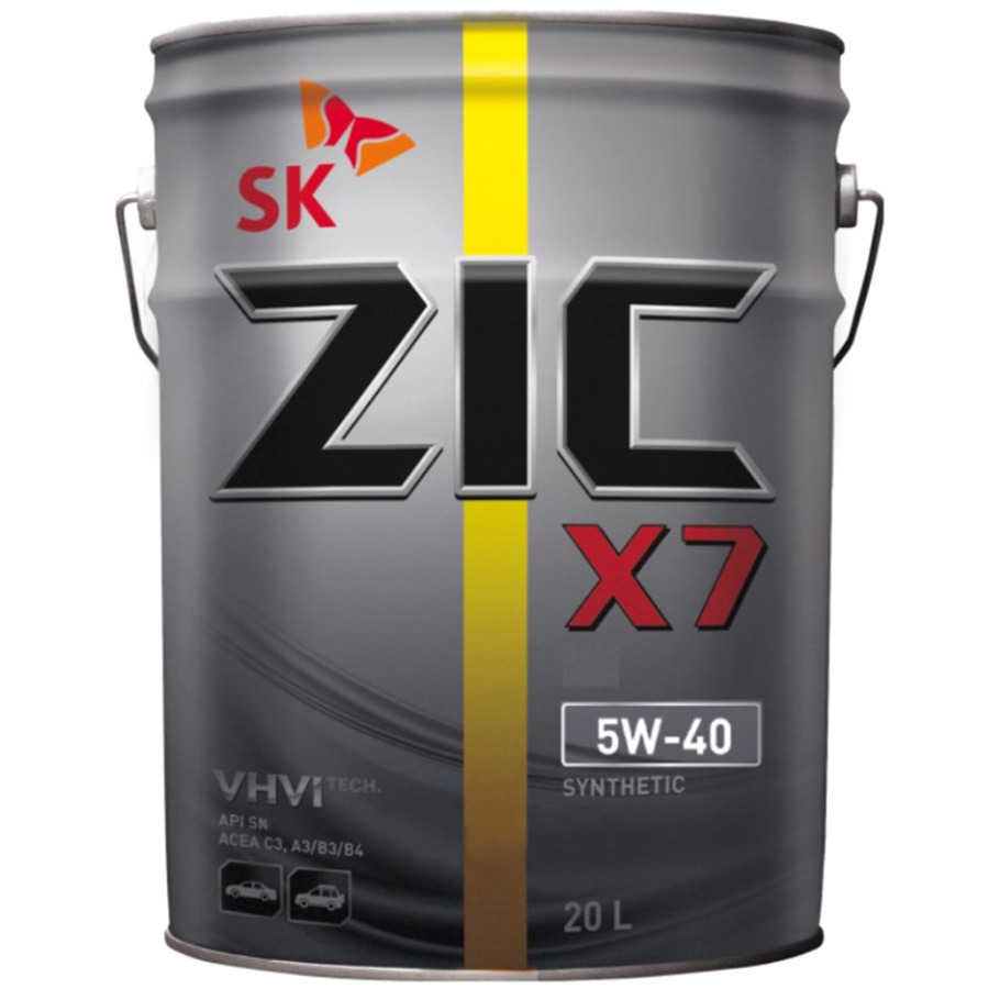 ZIC Моторное масло ZIC X7 5W-40, 20 л