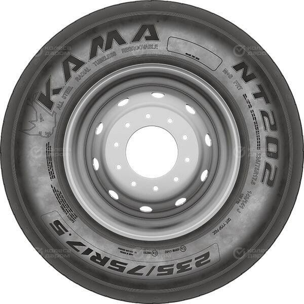 Грузовая шина Кама NT202 R19.5 245/70 141/140J TL   Прицеп в Таганроге