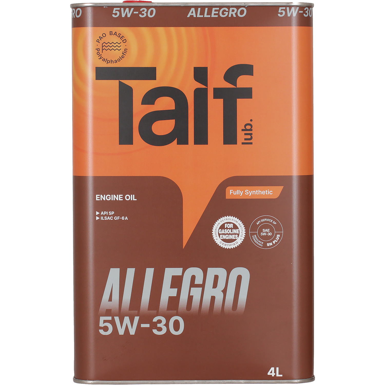 цена Taif Моторное масло Taif ALLEGRO 5W-30, 4 л