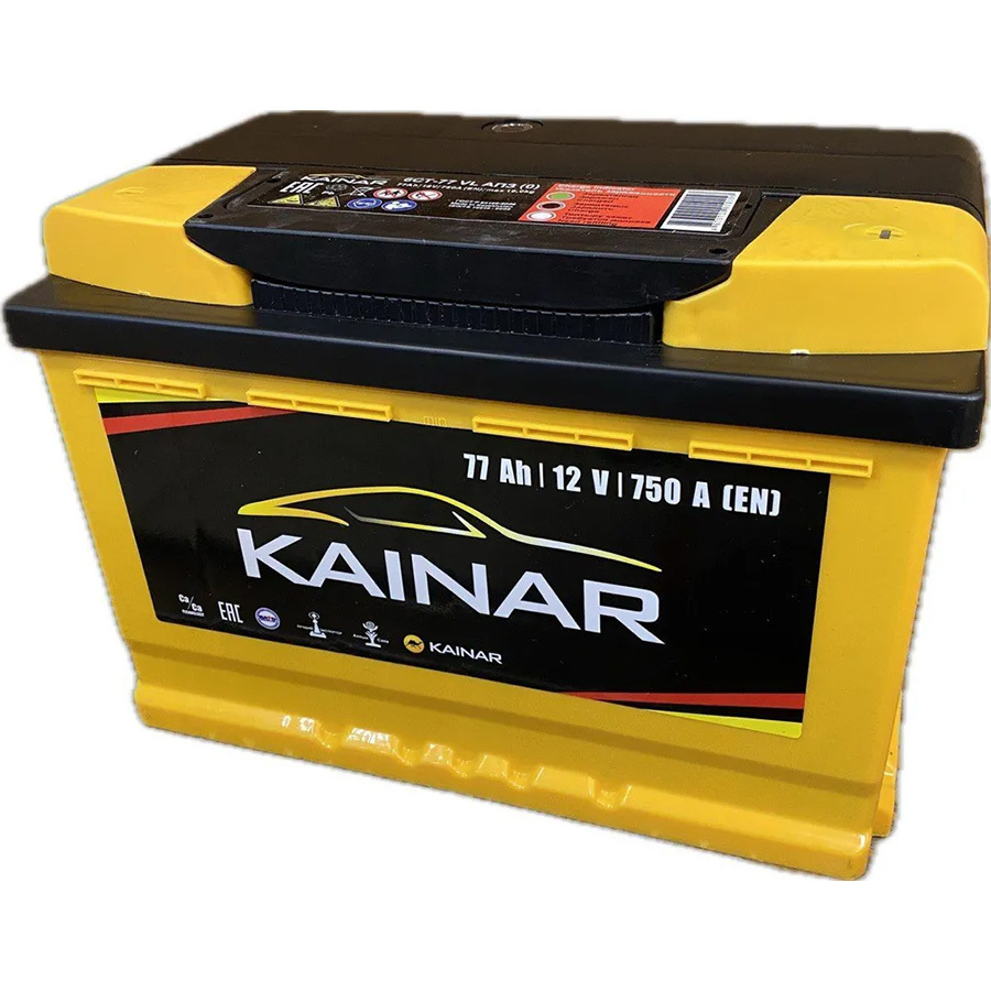 Kainar Автомобильный аккумулятор Kainar 77 Ач обратная полярность L3