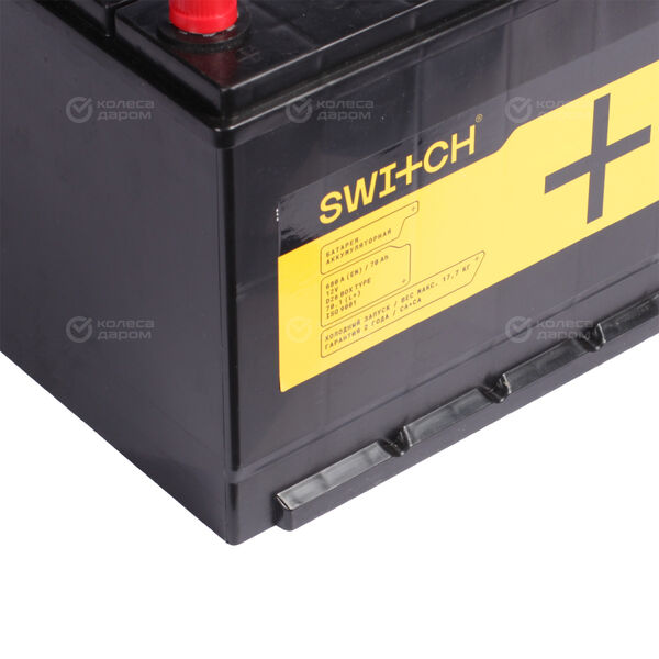 Автомобильный аккумулятор Switch 70 Ач прямая полярность D26R в Нефтеюганске