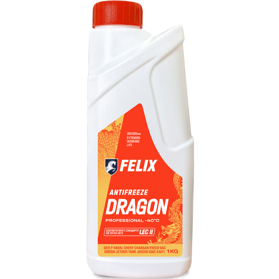 Антифриз Готовый Felix G12+ красный 1 л.