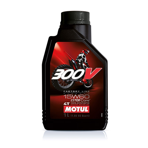 Масло 4-х тактное Motul 300V 4T Off Road 15W-60 1л (104137)