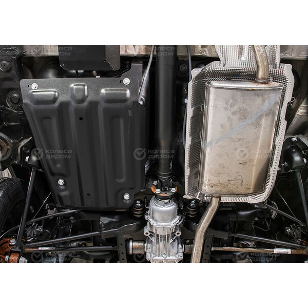 Защита топливного бака АвтоБРОНЯ для Nissan  Terrano 4WD 2014-/Renault Duster 4WD 2011-/Kaptur 4WD 2016- в Нефтеюганске