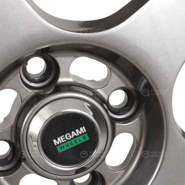Колесный диск Megami MGM-7  6xR15 4x100 ET40 DIA60.1 (уценка) насыщенный тёмно-серый в Ишиме