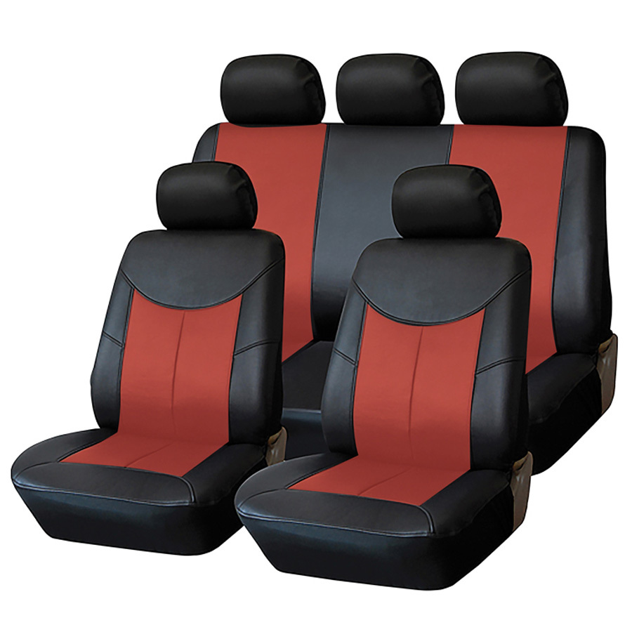 Чехлы для сидения Kraft KT 835628, Черный-красный