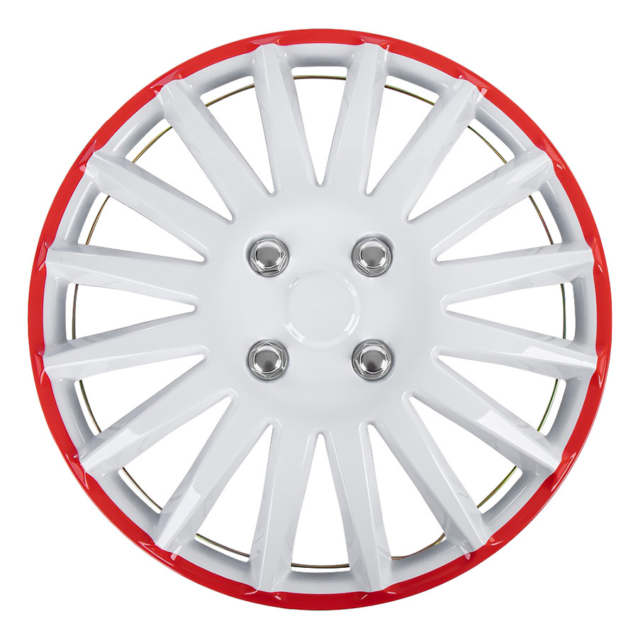 ARNEZI Колпаки колесные Arnezi Orion 15" бело-красный 4шт