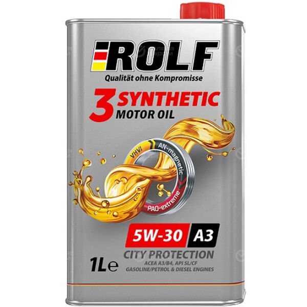 Моторное масло Rolf 3-Synthetic 5W-30, 1 л в Москве
