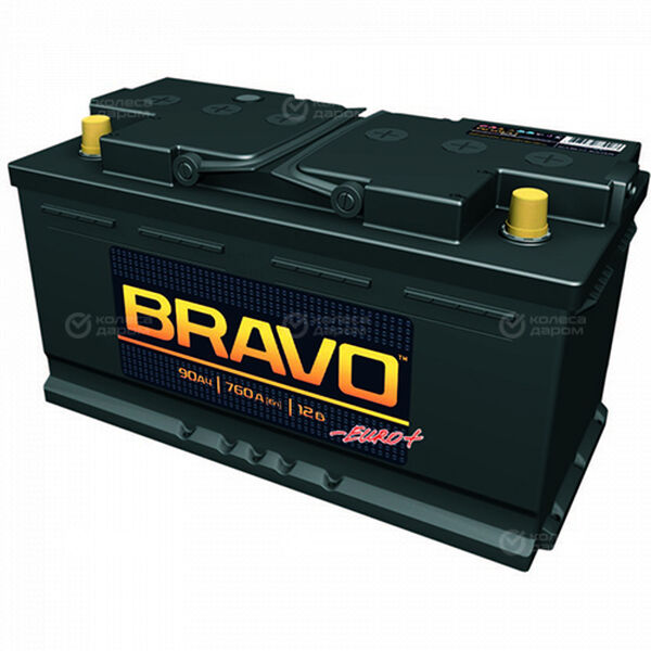 Автомобильный аккумулятор Аком Bravo 90 Ач обратная полярность L5 в Сызрани