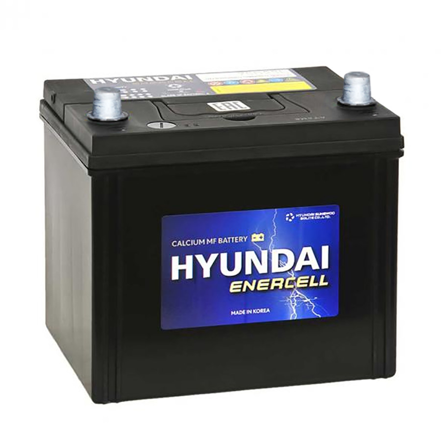 Hyundai Автомобильный аккумулятор Hyundai 55 Ач обратная полярность D23L energizer автомобильный аккумулятор energizer 60 ач обратная полярность d23l