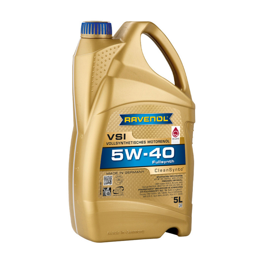 Моторное масло Ravenol VSI 5W-40, 5 л