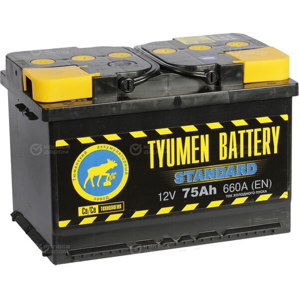 Автомобильный аккумулятор Tyumen Battery Standard 75 Ач прямая полярность L3 в Омске