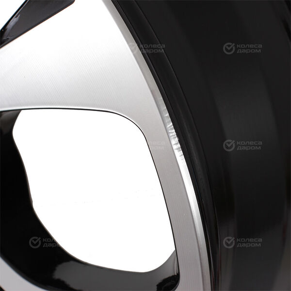 Колесный диск СКАД KL-296  6xR16 4x100 ET41 DIA60.1 (уценка) черный глянцевый с полированной лицевой поверхностью в Балашихе