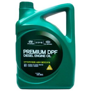 Hyundai-KIA Моторное масло Hyundai-KIA Premium DPF Diesel 5W-30, 6 л