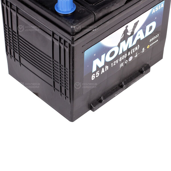 Автомобильный аккумулятор Nomad Asia 65 Ач обратная полярность D23L в Златоусте