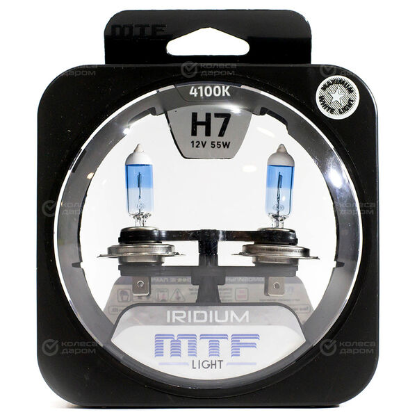 Лампа MTF Light Iridium - H7-55 Вт-4100К, 2 шт. в Нурлате