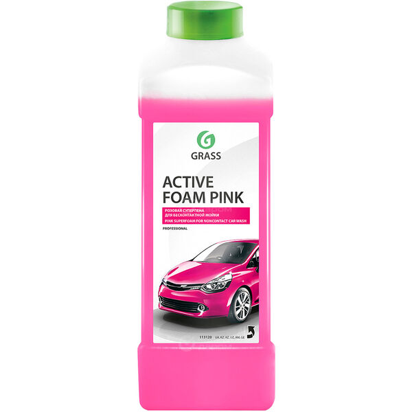 Шампунь бесконтактной мойки Grass Active Foam Pink 1 л (art. 113120) в Кувандыке