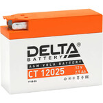 Мотоаккумулятор "DELTA MOTO" CT 12025 AGM YT4B-BS (2,5Ач о/п)