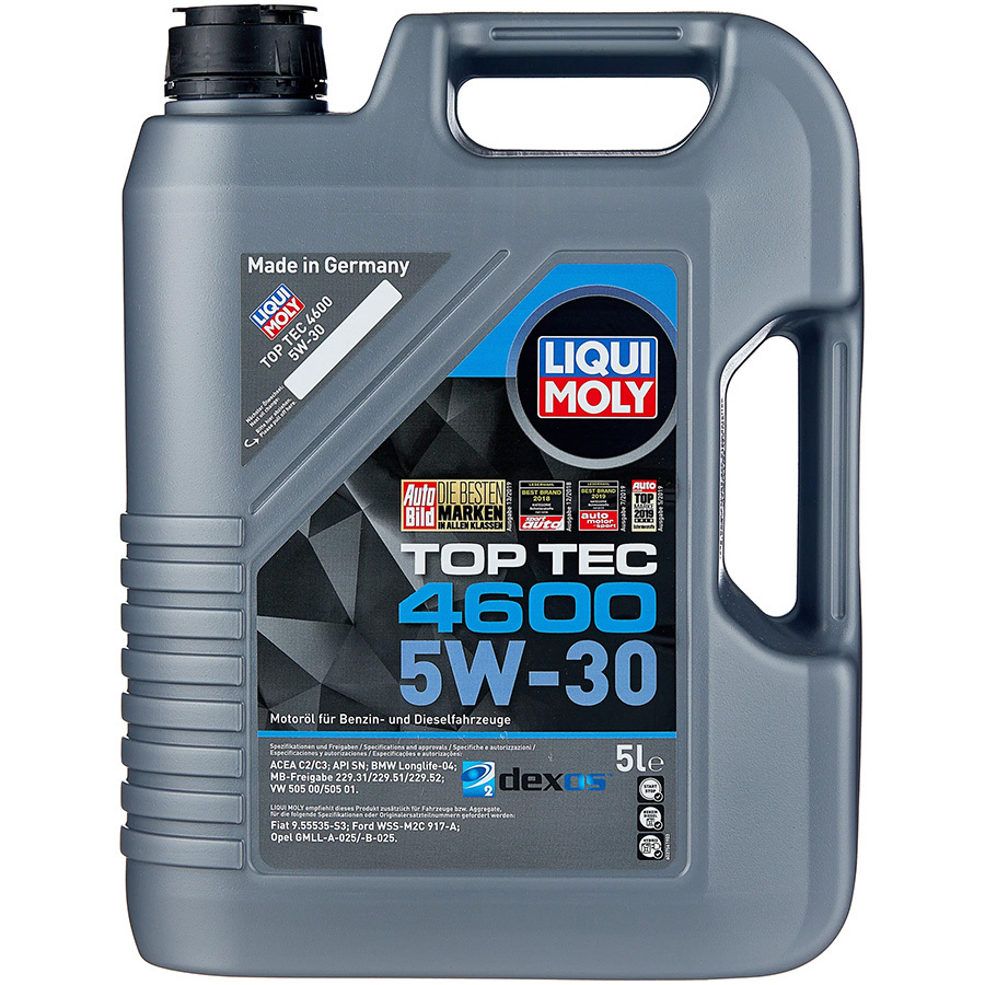 Моторное масло Liqui Moly Top Tec 4600 5W-30, 4 л