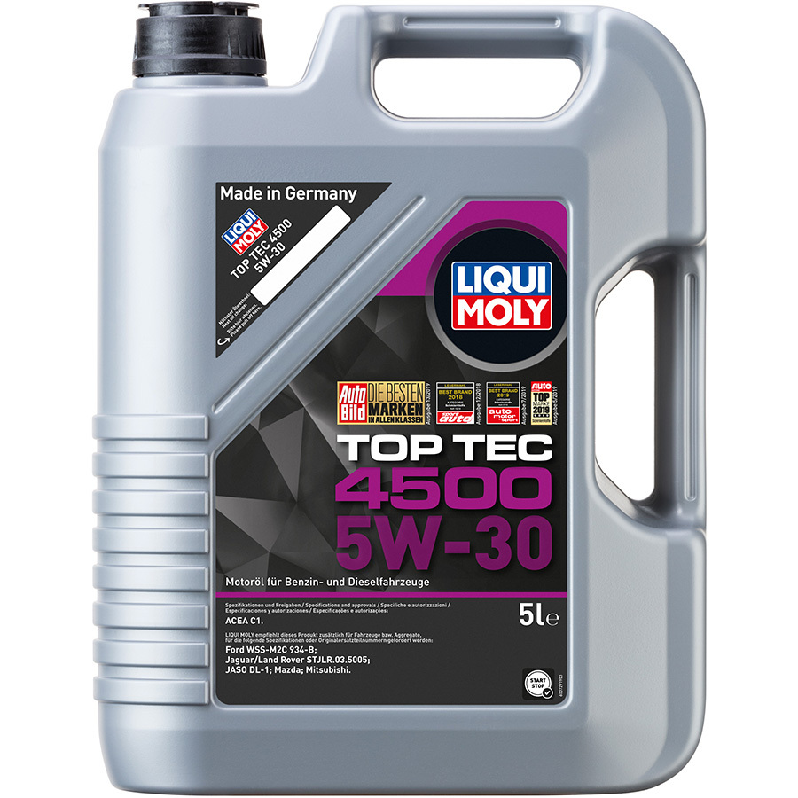 Моторное масло Liqui Moly Top Tec 4500 5W-30, 5 л