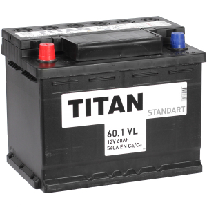 Автомобильный аккумулятор Titan Standart 60 Ач прямая полярность L2
