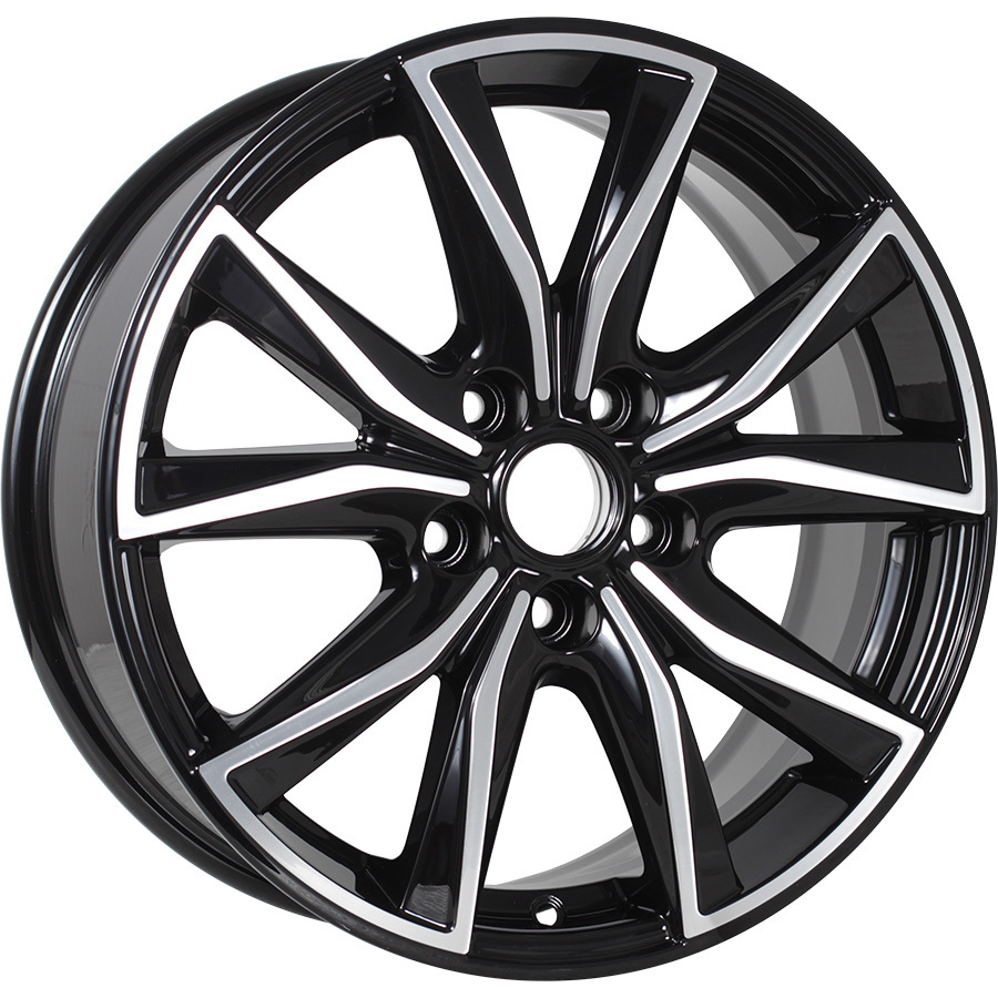 Колесный диск КиК Серия Реплика КС867 (ZV 17_Octavia FL) 7x17/5x112 D57.1 ET49 Almaz_black