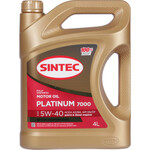 Моторное масло Sintec Platinum 7000 5W-40, 4 л
