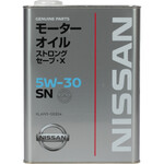 Моторное масло Nissan SN STRONG SAVE X 5W-30, 4 л