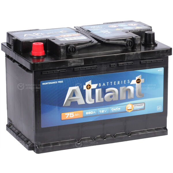 Автомобильный аккумулятор Atlant 75 Ач прямая полярность L3 в Нягани