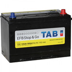 Автомобильный аккумулятор Tab Asia EFB Stop&Go 105 Ач обратная полярность D31L