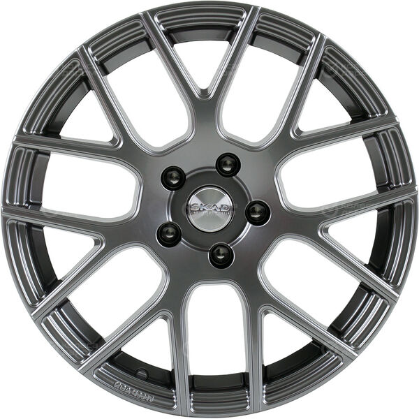 Колесный диск СКАД Stiletto  8xR18 5x108 ET45 DIA63.35 черно-серый цвет с перламутровыми оттенками в Зеленодольске