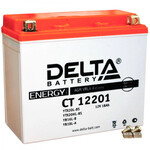 Мотоаккумулятор Delta 12201 AGM YTX20L-BS 20Ач, обратная полярность