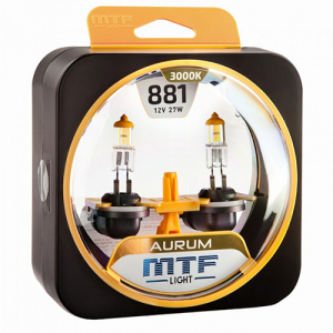 Лампа MTF Aurum - H27-60/55 Вт-3000К, 2 шт.