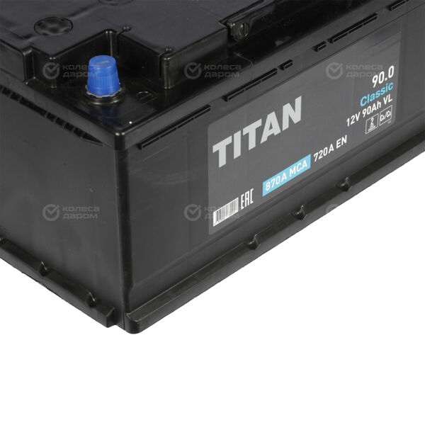 Автомобильный аккумулятор Titan 90 Ач обратная полярность L5 в Оренбурге